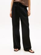Tommy Hilfiger Geweven broek TENCEL LINEN WIDE LEG PANT