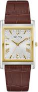 Bulova Kwartshorloge Sutton Horloge, herenhorloge, leren band, analoog...
