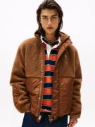 TOMMY JEANS Gewatteerde jas TJM ESSENTL MIX TEDDY