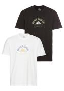 Quiksilver T-shirt BEST PLACE SHORT SLEEVE TEE PACK YM (2-delig, Set v...