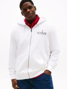 Tommy Hilfiger Capuchonsweatvest BT-HILFIGER STACKED HOODED ZIP-B