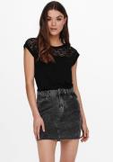 Only Kanten shirt ONLNICOLE – Kantdetails voor elegante verschijning i...