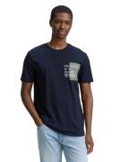 Tom Tailor Denim T-shirt met verschillende logoprints