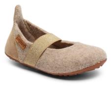 Bisgaard Pantoffels Bisgaard ballet wool Ballerina, instapschoen met p...