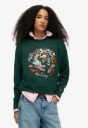 Superdry Sweatshirt SUIKA EMBROIDERED LOOSE CREW