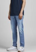Jack & Jones Slim fit jeans JJIGLENN – Jeans met riemlussen en used-wa...