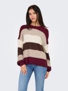 Only Gebreide trui ONLATIA L/S STRIPE PULLOVER KNT NOOS