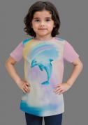 KIDSWORLD T-shirt Shirt met grote fotoprint T-shirt met schattige dolf...