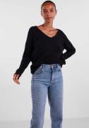 pieces Trui met V-hals PCELLEN LS V-NECK KNIT NOOS BC