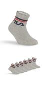 Fila Korte sokken JUNIOR UNISEX QUARTER PLAIN SOCKS met gebreid logo i...