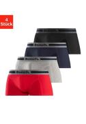 Bench. Hipster strak zittende boxershorts van katoenmix (set, 4 stuks)