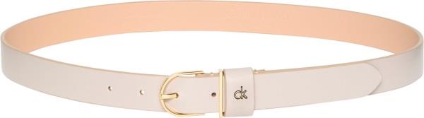 Calvin Klein Leren riem CK METAL LOOP ROUND BUCKLE 25MM