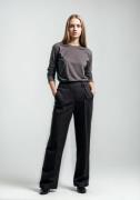 Melrose Pantalon met modieus krijtstreepje