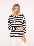 Zwillingsherz Hoodie Strepen Met hoog viscosegehalte, one size