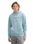 Tom Tailor Denim Hoodie met grote logoprint
