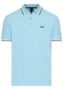 BOSS GREEN Poloshirt PADDY met contrasterende strepen aan de kraag