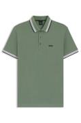 BOSS GREEN Poloshirt PADDY met contrasterende strepen aan de kraag