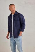 John Devin Overhemd met lange mouwen Coole overshirt Overshirt van puu...