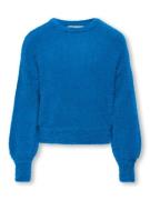 KIDS ONLY Trui met ronde hals KOGNEWPIUMO L/S PULLOVER CP KNT NOOS