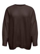 Vero Moda Curve Gebreide trui VMCBOOM LS O-NECK PULLOVER GA NOOS CUR