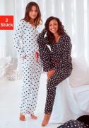 Vivance Dreams Pyjama met grote punten en sterretjes (4-delig, Set van...