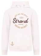 Zwillingsherz Hoodie Mijn Thuis met geborduurd "strand"-schrift op de ...