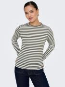 Only Shirt met lange mouwen ONLMAI STRIPE L/S TOP JRS NOOS