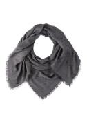 Boss Sjaal Ledonia 120*120 met jacquardmotief