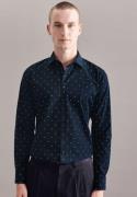 seidensticker Businessoverhemd X-Slim lange mouwen kentkraag print