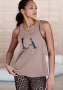 active by Lascana Functioneel shirt met cut-out achter