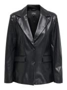 Only Leren blazer ONLVERONA FAUX LEATHER FIT BLAZER CC OTW