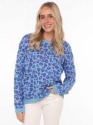 Zwillingsherz Gebreide trui "Gebreide-Leo" met ton-sur-ton leomuster v...