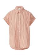 Q/S designed by Blouse met korte mouwen in streep-look