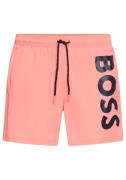 BOSS Zwemshort Octopus Met BOSS logotekst, elastische tailleband met k...