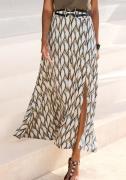 Lascana Maxirok met split, zomerrok, alloverprint