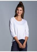 Trigema T-shirt TRIGEMA Shirt met 3/4-mouw van biokatoen (1-delig)