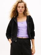 TOMMY JEANS Capuchonsweatvest TJW BXY CRP LINEAR ZIP THRU EXT