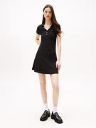 TOMMY JEANS Polojurk TJW F&F RIB POLO DRESS EXT