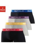 Buffalo Hipster strak zittende boxershorts met contrastband van katoen...