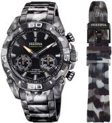 Festina Chronograaf Chrono Bike 2021 - Special Edition Connected Polsh...