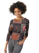 LINEA TESINI by Heine Shirt met ronde hals Gedessineerd shirt (1-delig...