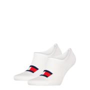 Tommy Hilfiger Enkelsokken TH UNI TJ FOOTIE 2P FLAG Met groot vlag-lab...