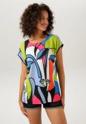 Aniston CASUAL Shirtblouse met kunstzinnig gezicht bedrukt