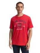 Tom Tailor T-shirt met grote logo-frontprint