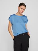 Vila Shirt met korte mouwen VIELLETTE S/S SATIN TOP - NOOS