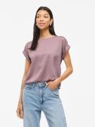 Vila Shirt met korte mouwen VIELLETTE S/S SATIN TOP - NOOS