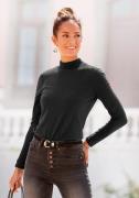 Lascana Shirt met staande kraag