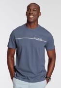 DELMAO T-shirt Korte mouw, met coole print, ronde halslijn, van 100% k...