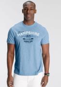 DELMAO T-shirt Korte mouw, casual pasvorm, met vrolijke print, ronde h...