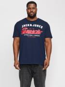 Jack & Jones PlusSize T-shirt JJELOGO TEE SS O-NECK 2 COL AW24 S PLS